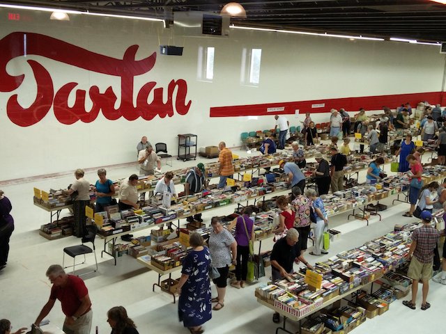 Other events such as book sales and wedding receptions keep people coming through the doors of the Tartan Curling Club (Photo courtesy of Wes Czarnecki/Tartan Curling Club)