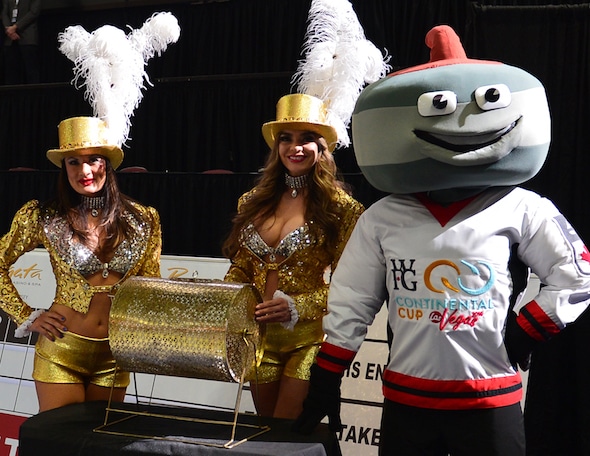Las Vegas Nevada, Jan13, 2016.World Financial Group Continental Cup of Curling 2016.Open Ceremonies. Curling Canada / michael burns photo